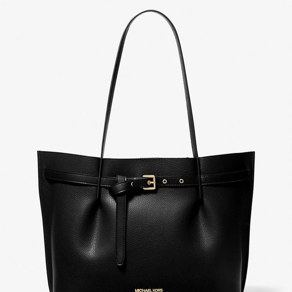 Michael Kors Emilia XL Pebbled Leather Tote Bag